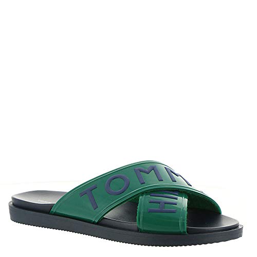 Tommy Hilfiger Womens Slides in Clear 