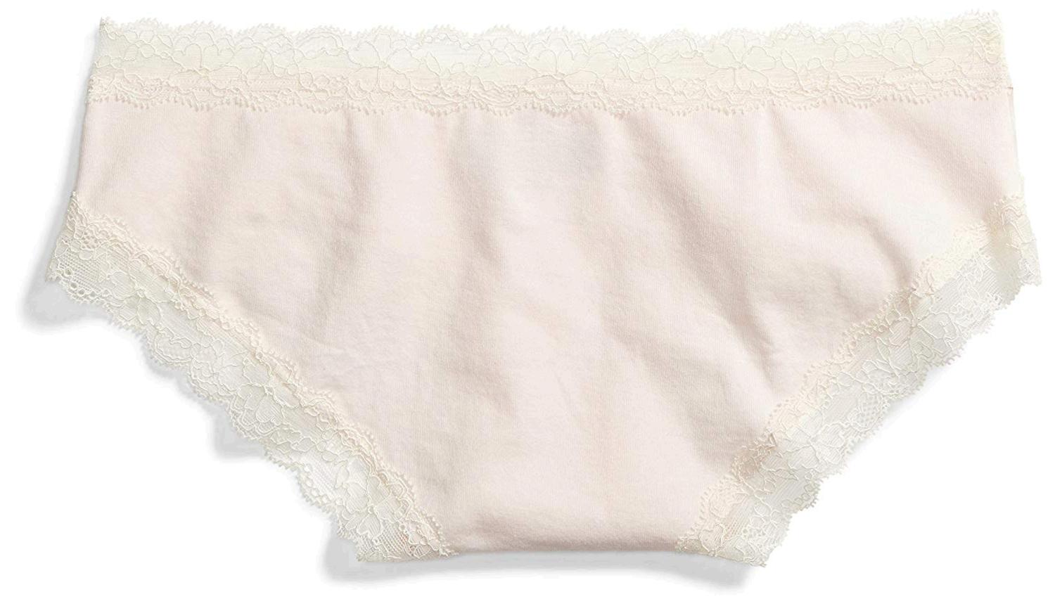 Assorted X-Large Mae Womens Super Soft Cotton Lace Thong Brand 3 Pack