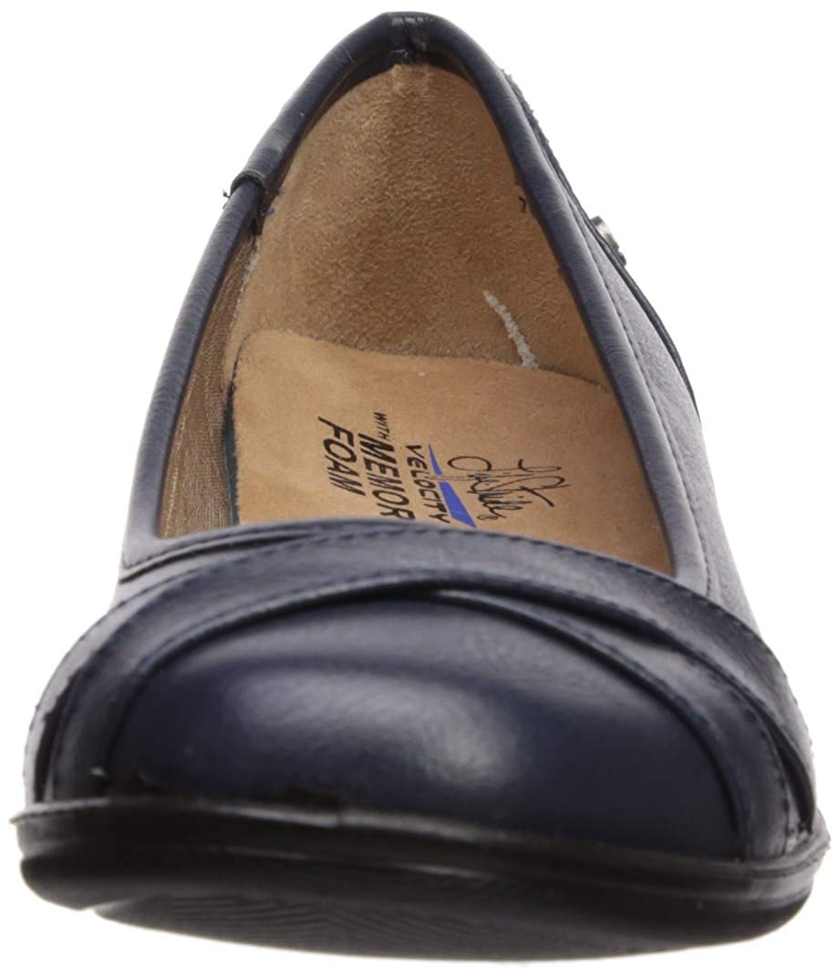 LifeStride Womens Loyal Closed Toe Slide Flats Navy Size 8.0 5nkf For ...