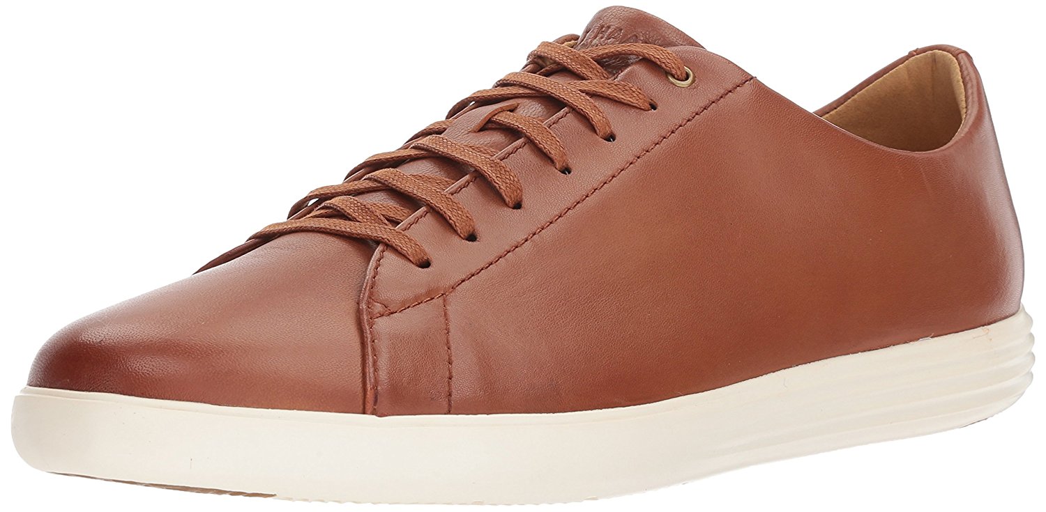 Cole Haan Mens Grand crosscourt Suede Low Top Lace Up Fashion, Tan ...