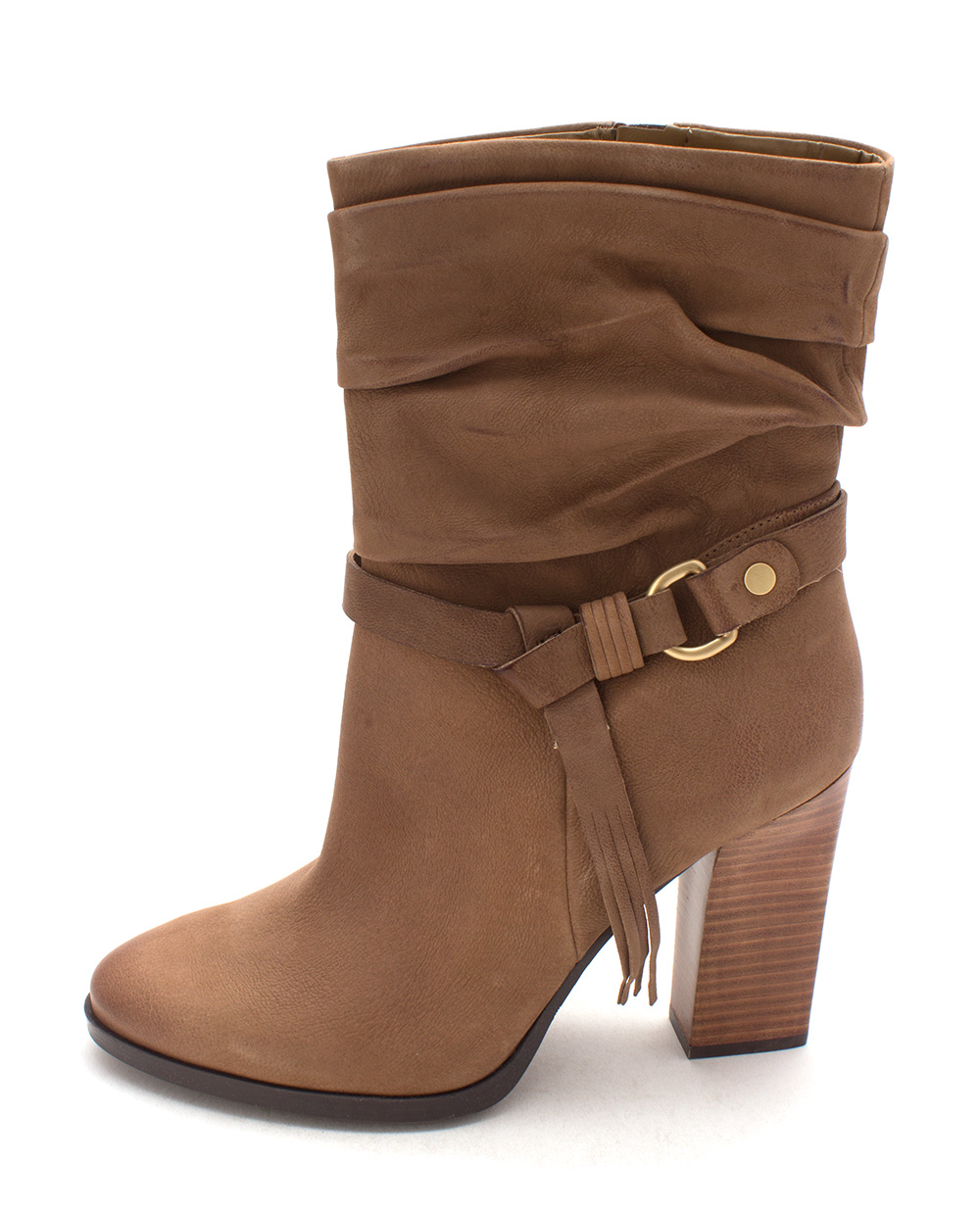 GUESS Womens Tamsin Leather Pointed Toe Ankle Fashion Tan/mushroom Size 10.0 GUESS Womens Tamsin Leather Pointed Toe Ankle Fashion Tan/mushroom Size 10.0