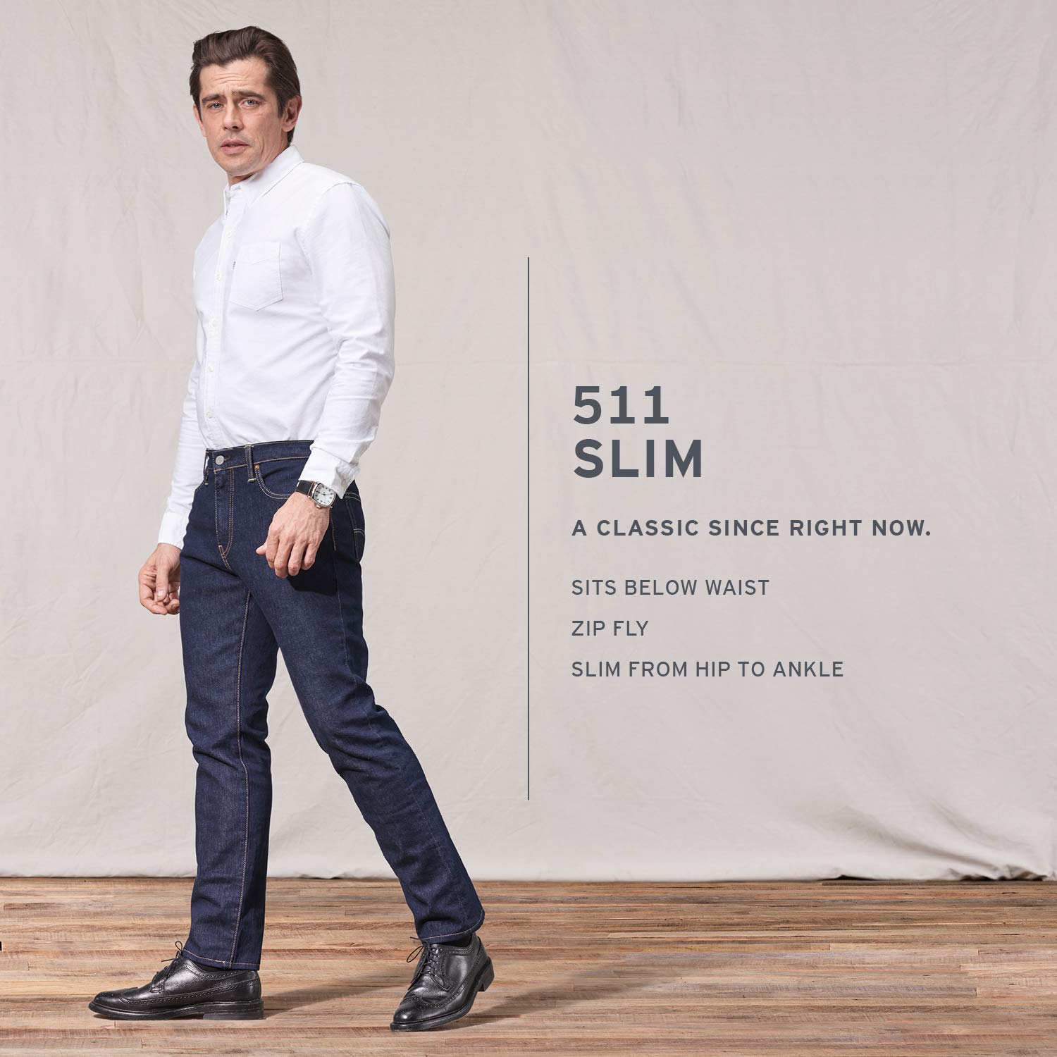 levi's men's 511 slim fit jean black stretch