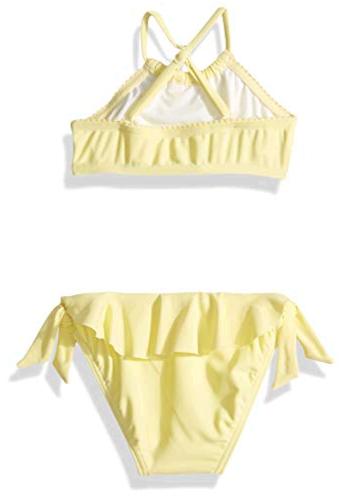 Seafolly Girls High Neck Tankini Swimsuit with Criss Cross Back
