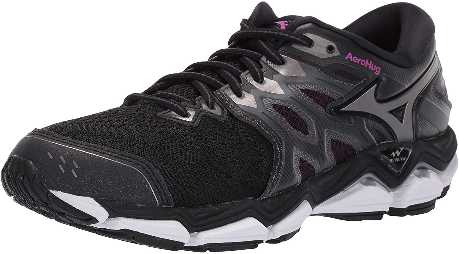 womens black mizuno running shoes