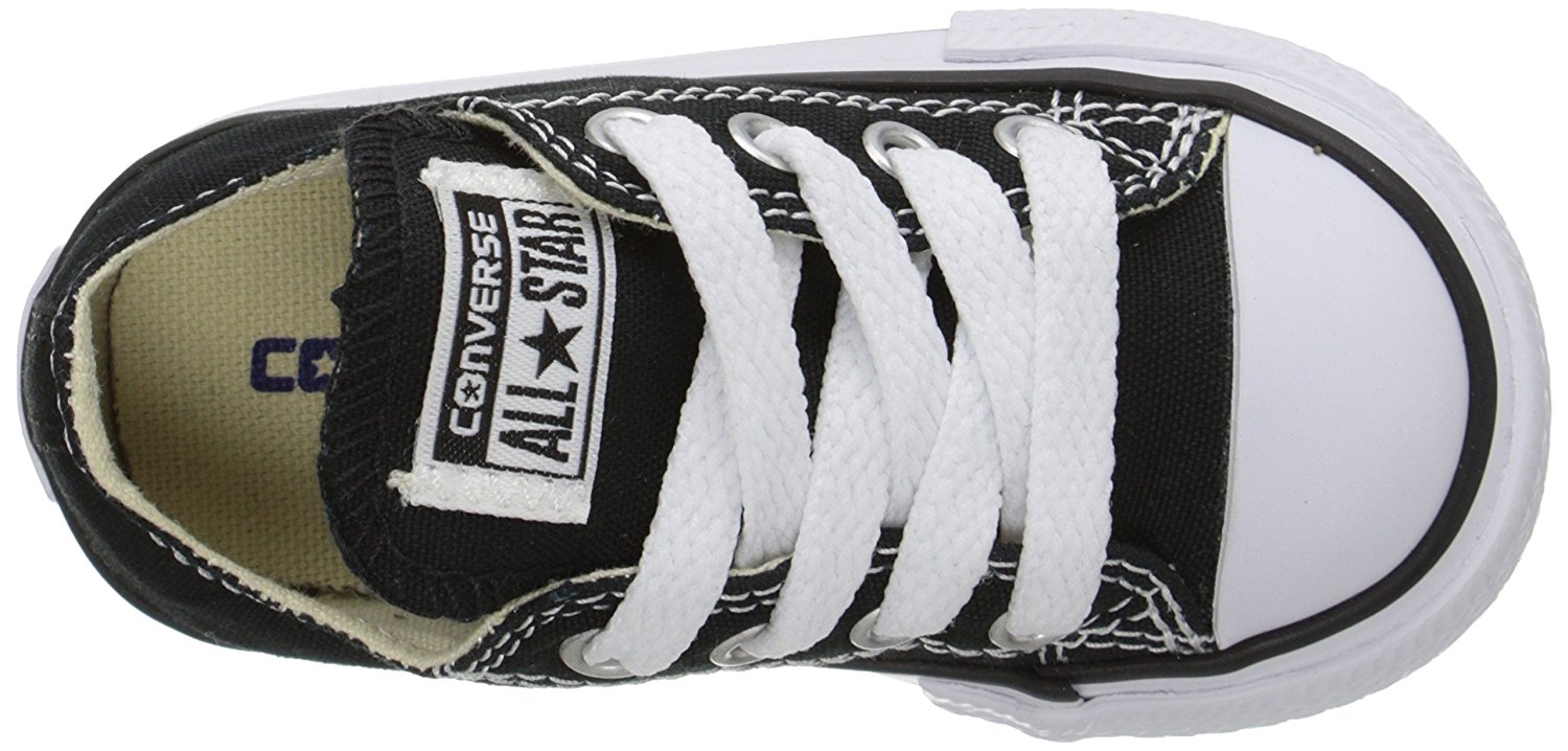 black lace up converse