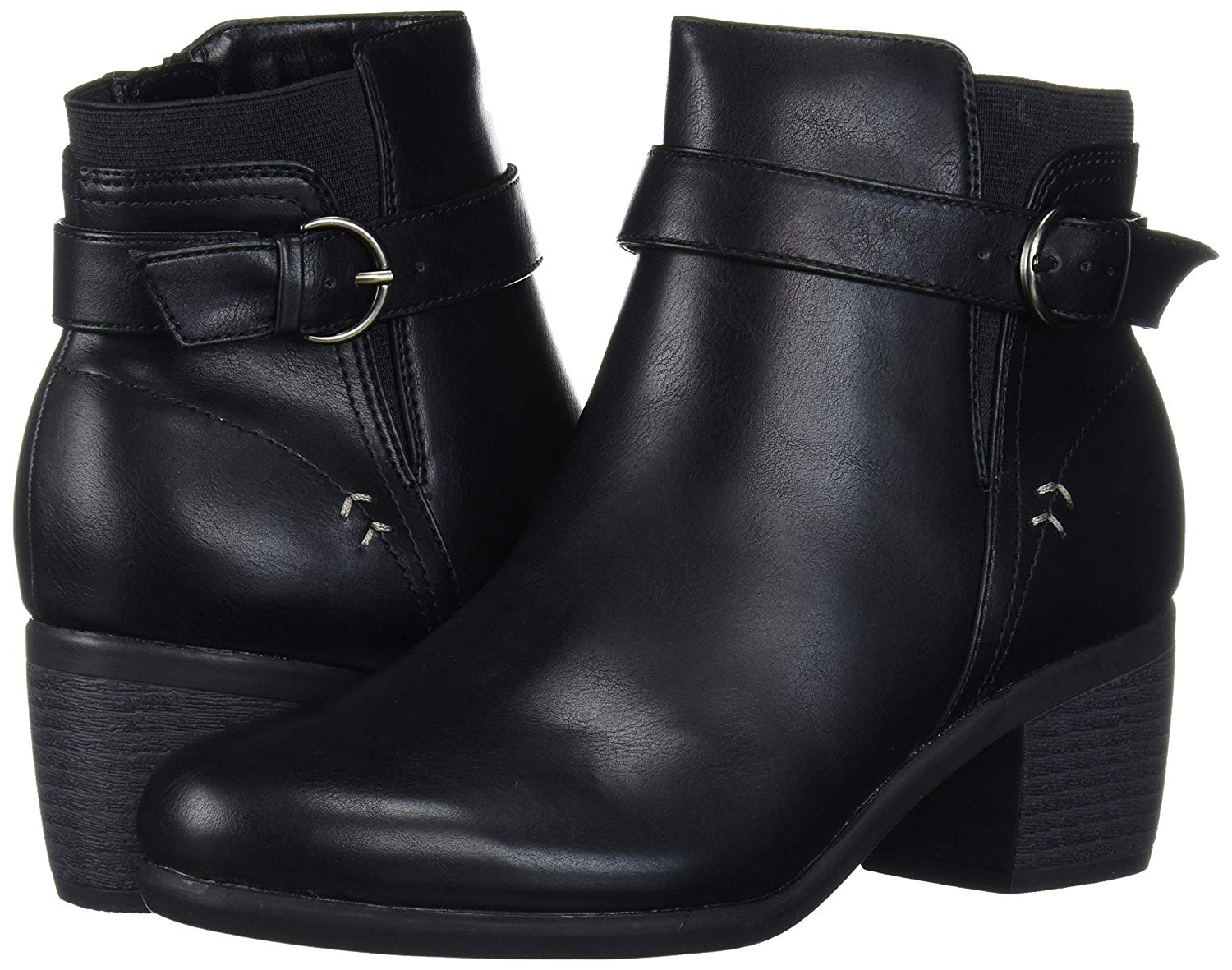 scholl leather boots