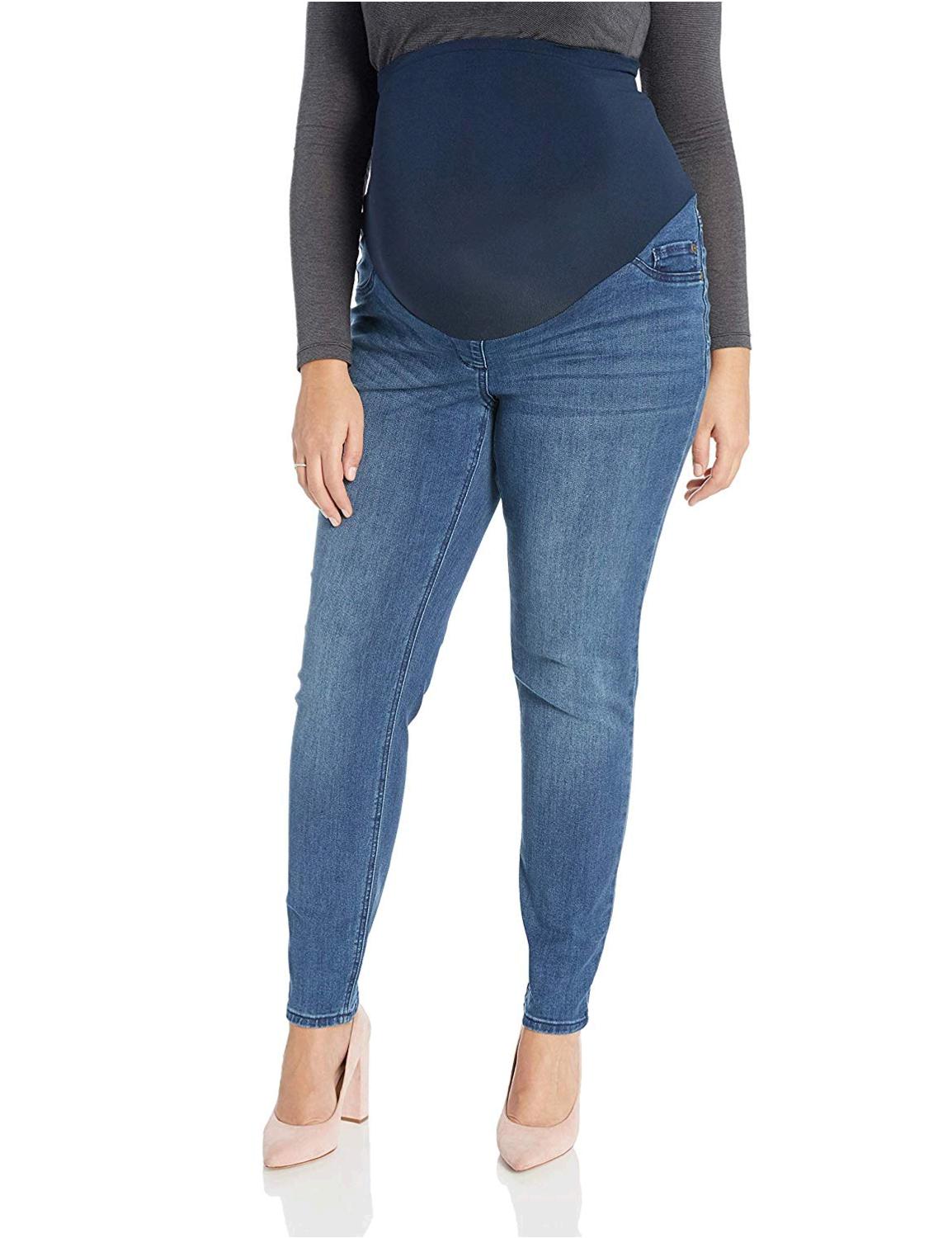 Motherhood Maternity Women's Maternity Indigo Blue Super, Medium Wash