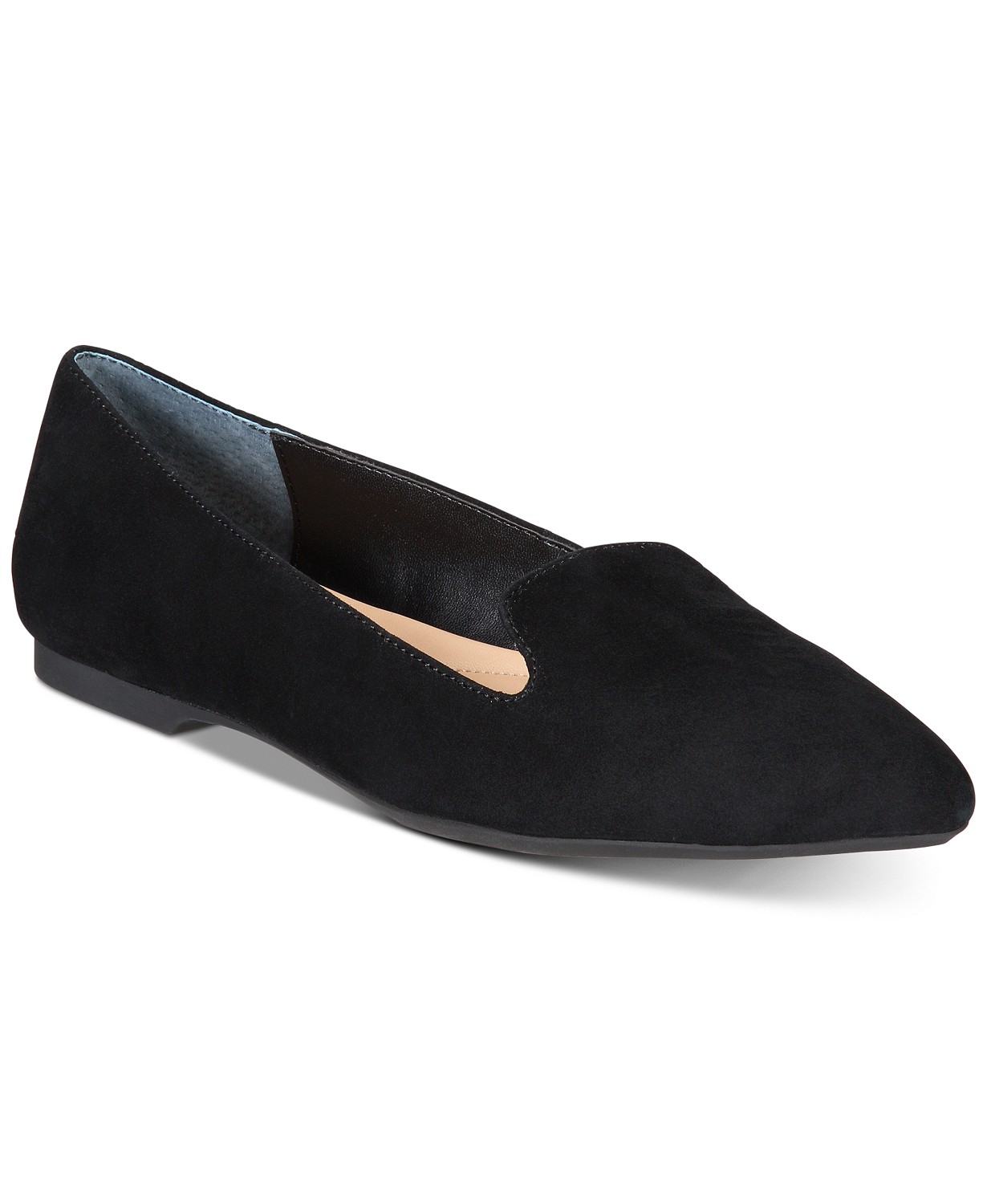 womens black pointed toe loafers