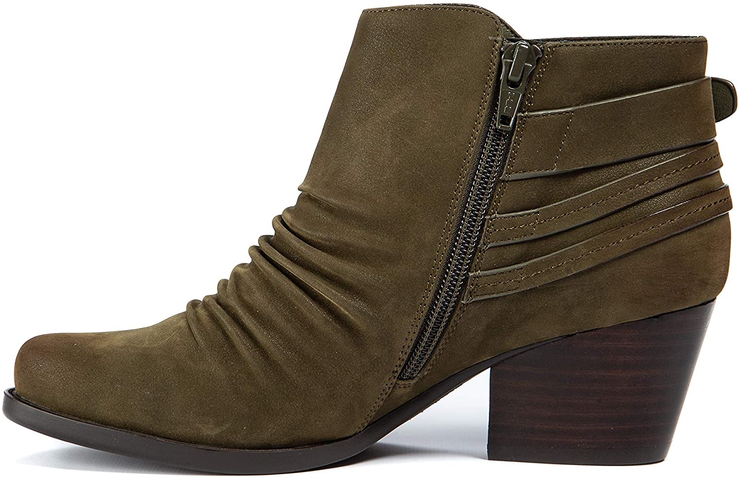 Bare Traps Womens BT26845 Leather Closed Toe Ankle Fashion Boots, Moss ...