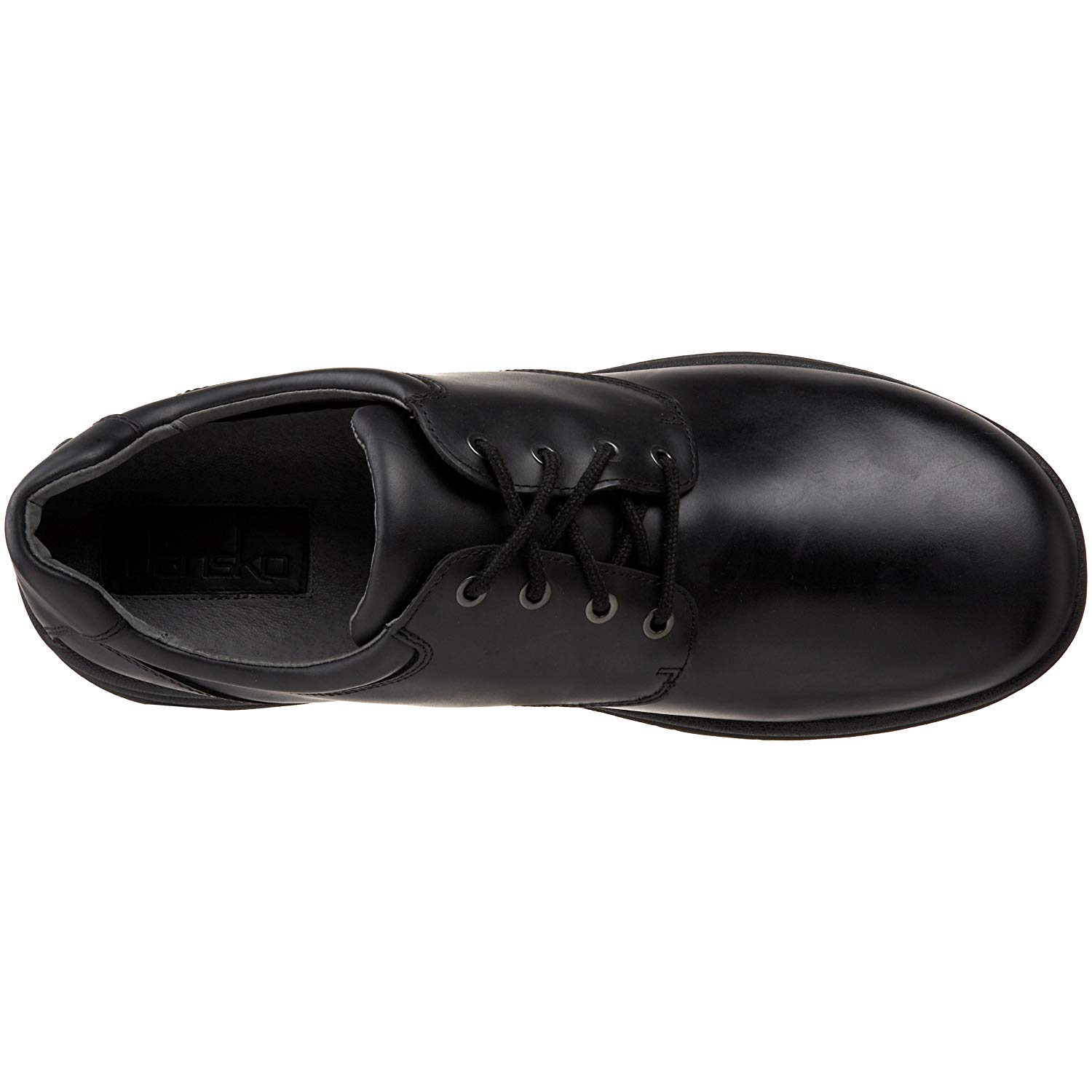 Dansko Mens Walker Leather Low Top Lace Up Fashion Sneakers, Black ...