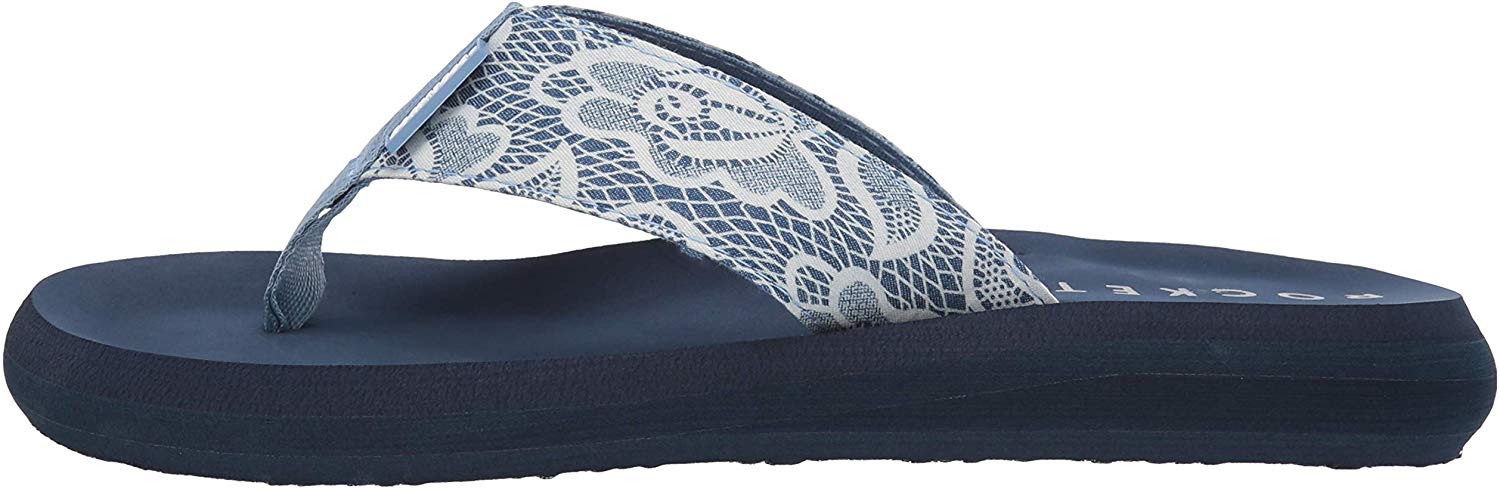 blue rocket dog flip flops