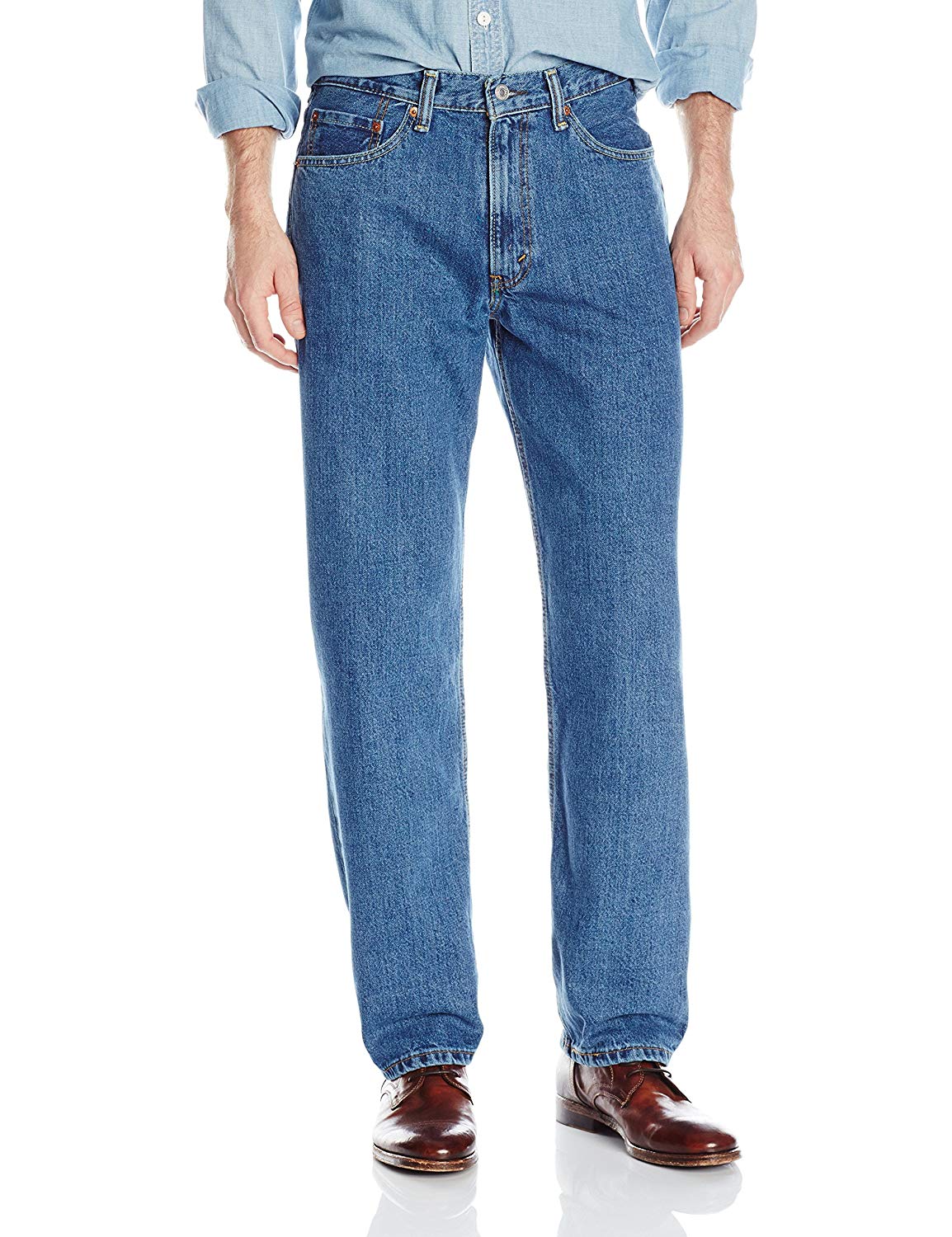 Levis Mens 550 Relaxed Fit Jean Medium Medium Stonewash Size 38w X 30l Ffbf Ebay