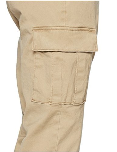 Goodthreads Men's Slim-Fit Vintage Cargo Pant, New British, Tan, Size ...