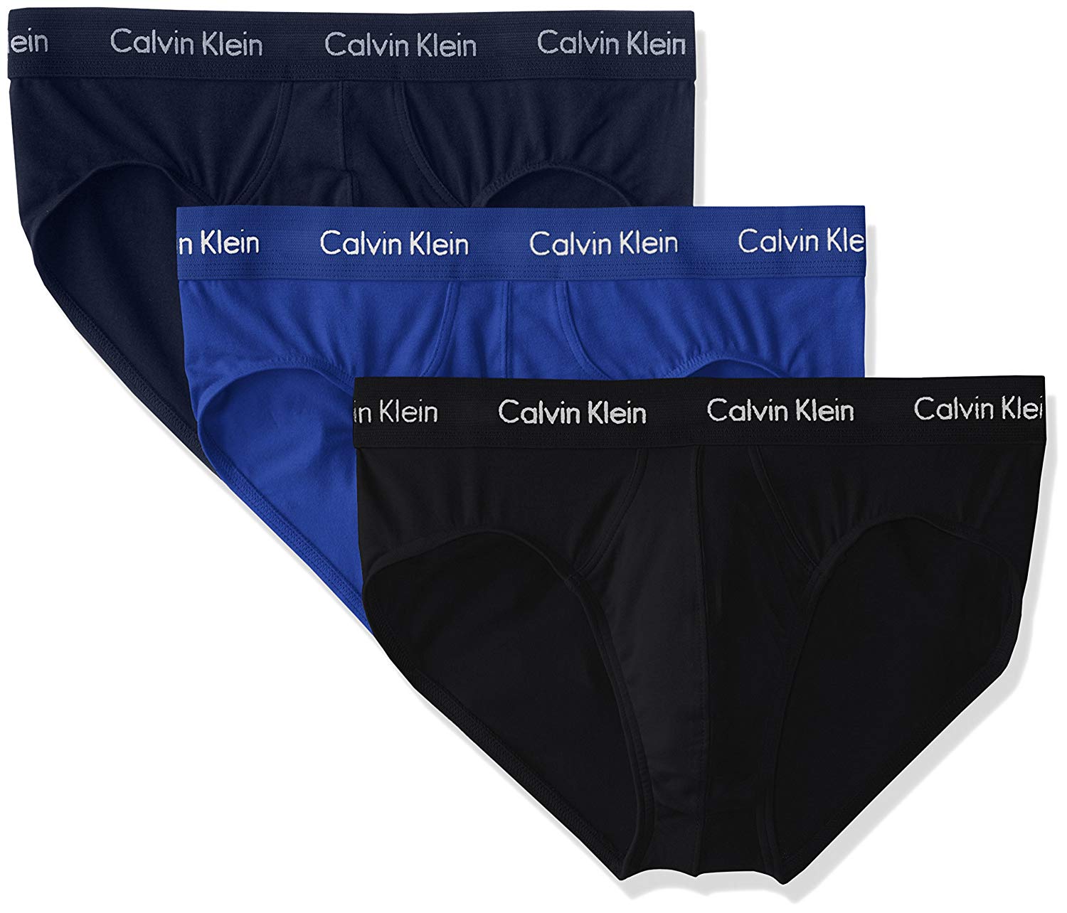 Calvin Klein Mens Cotton Stretch Multipack Hip Briefs Black Size Medium W0yk Ebay 