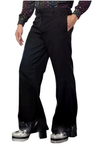 Dreamgirl Men's Disco Pant, Black, X-Large, Black, Size X-Large rYTl | eBay