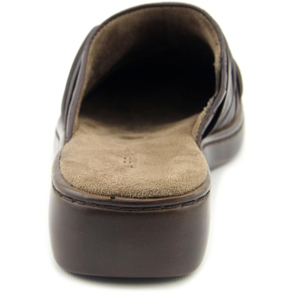 womens mules brown