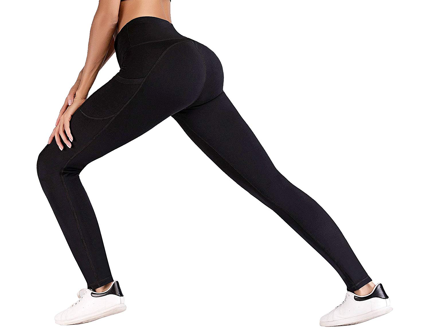 Lingswallow High Waist Yoga Pants - Yoga Pants With Pockets Tummy