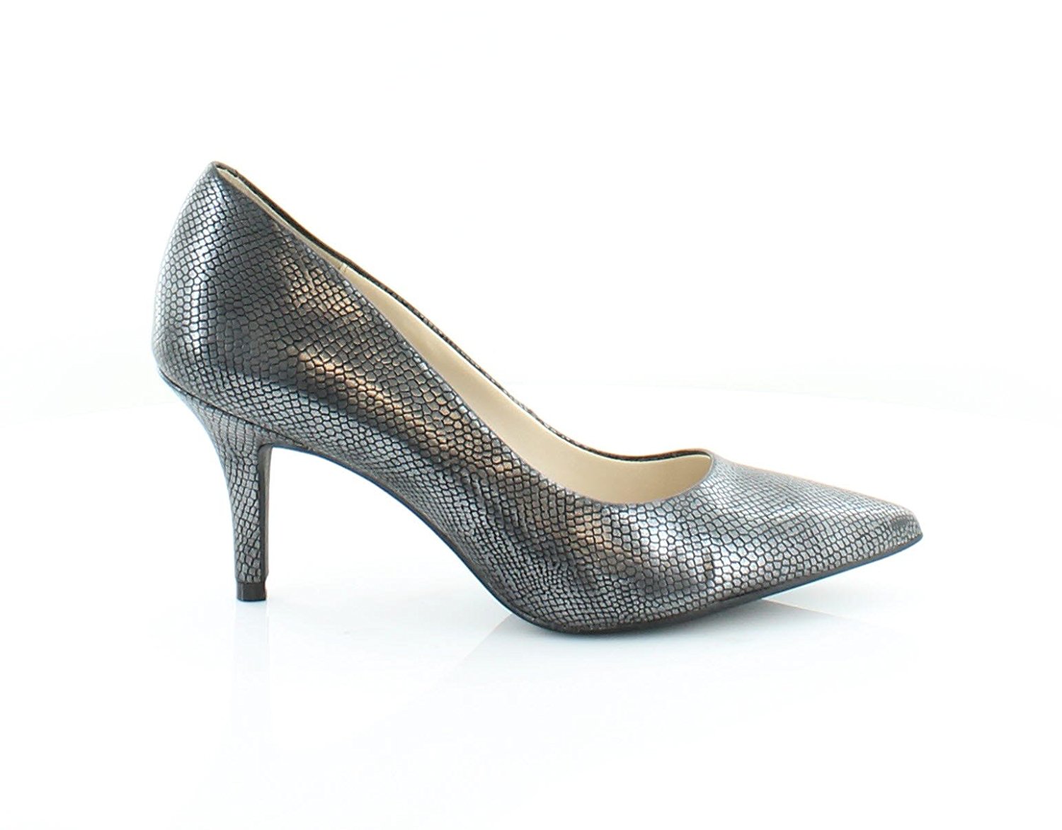 Alfani Womens Jeules Pointed Toe Classic Pumps Pewter Size 7.0 Alfani Womens Jeules Pointed Toe Classic Pumps Pewter Size 7.0