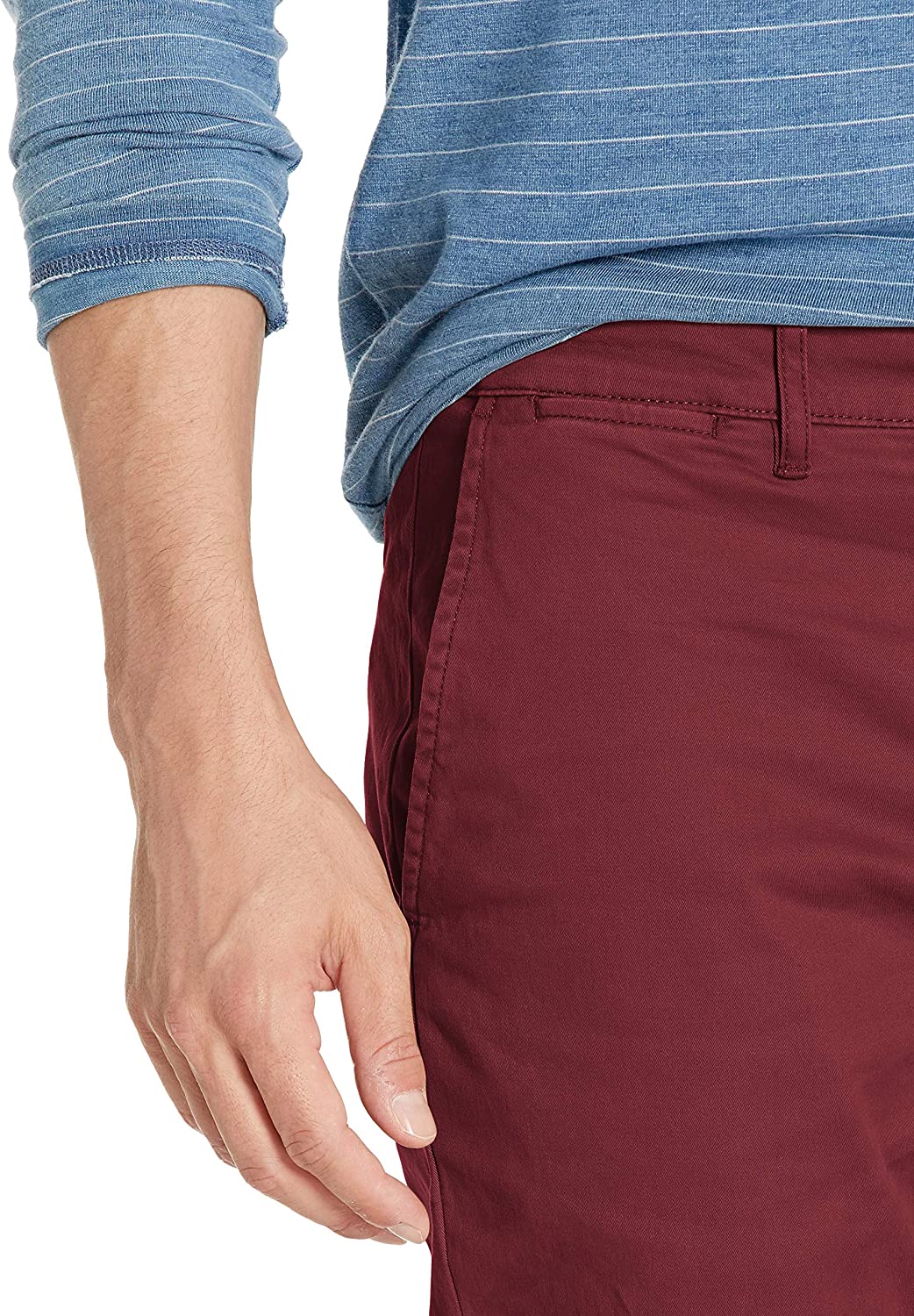 burgundy chino