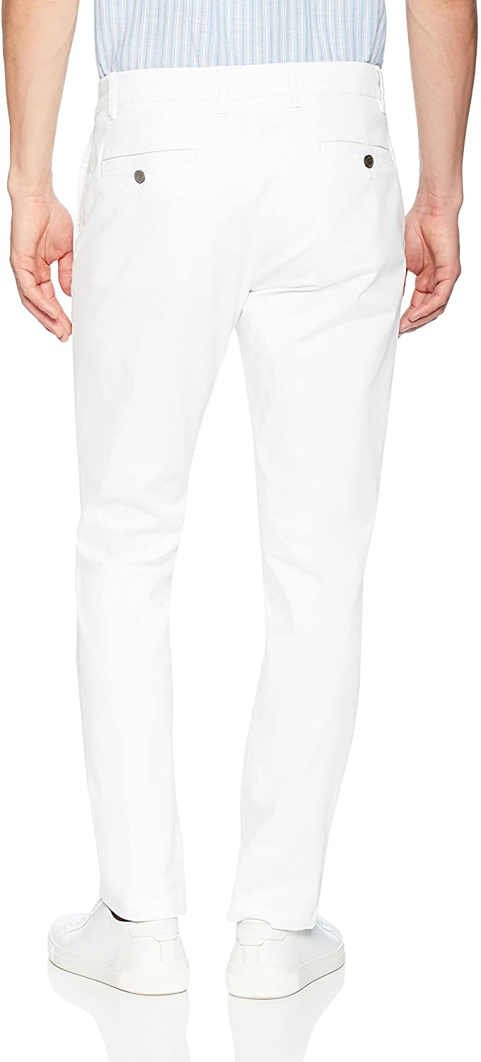 stretch slim fit chino pants