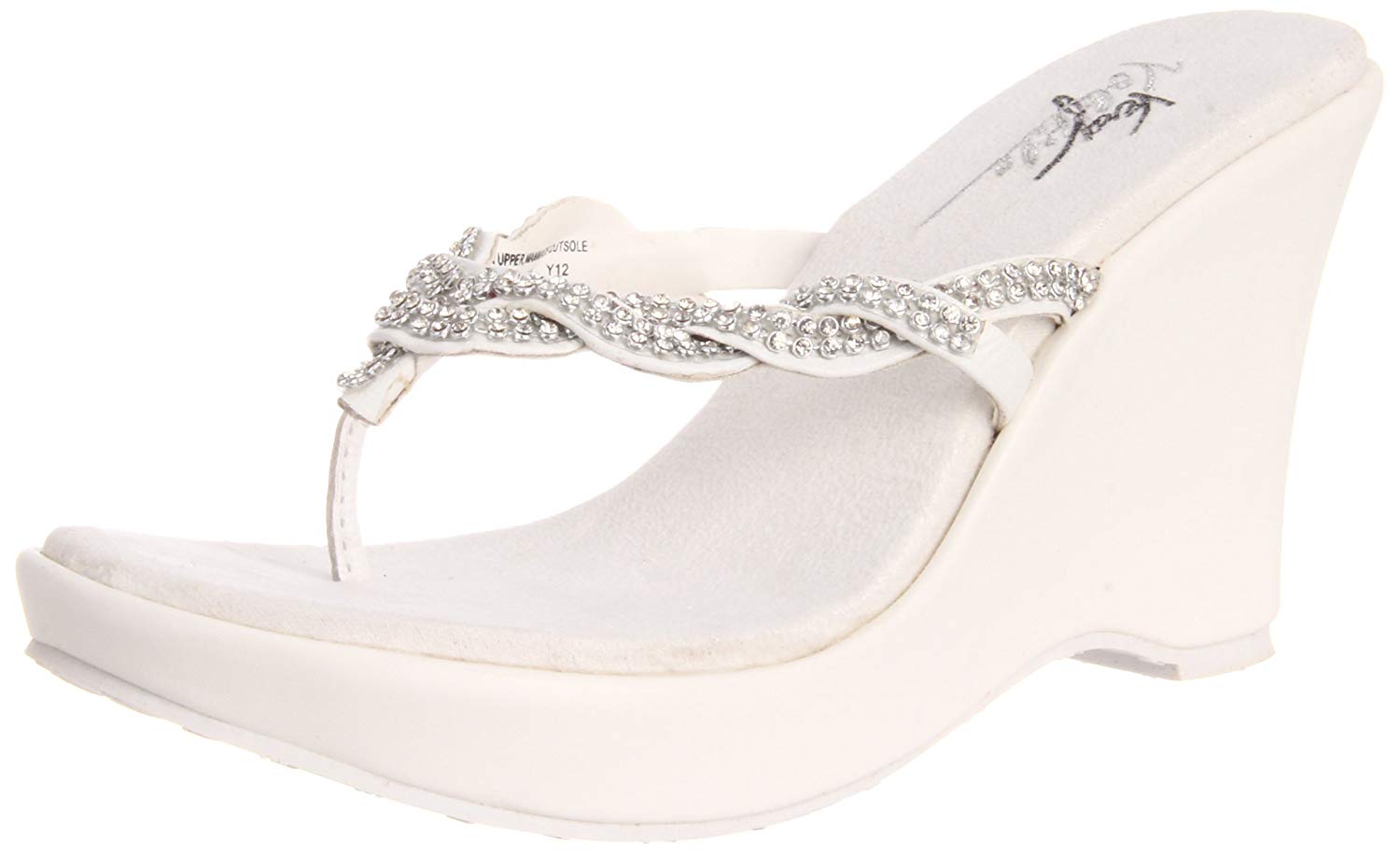 volatile white sandals