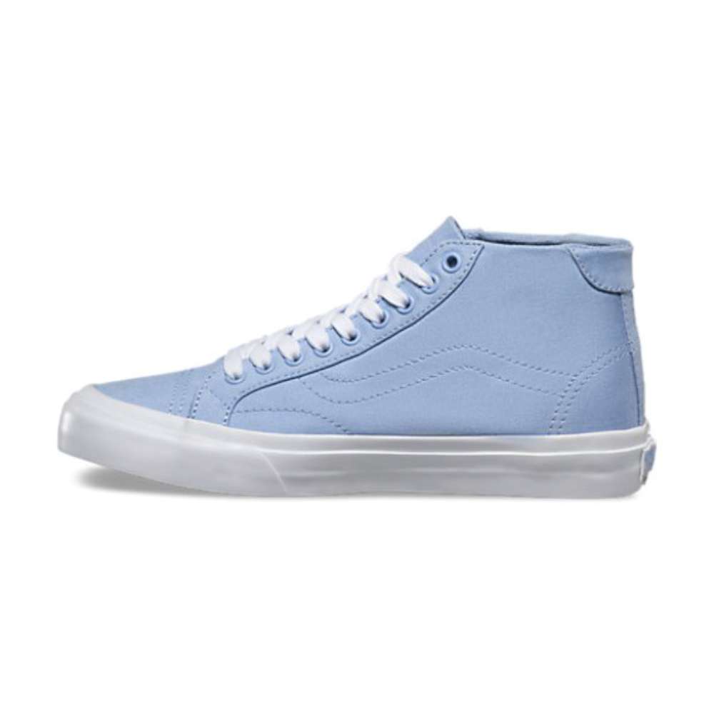 Vans Mens Court Mid Canvas Low Top Lace Up Canvas/Suede Serenity Size 4.0 Vans Mens Court Mid Canvas Low Top Lace Up Canvas/Suede Serenity Size 4.0