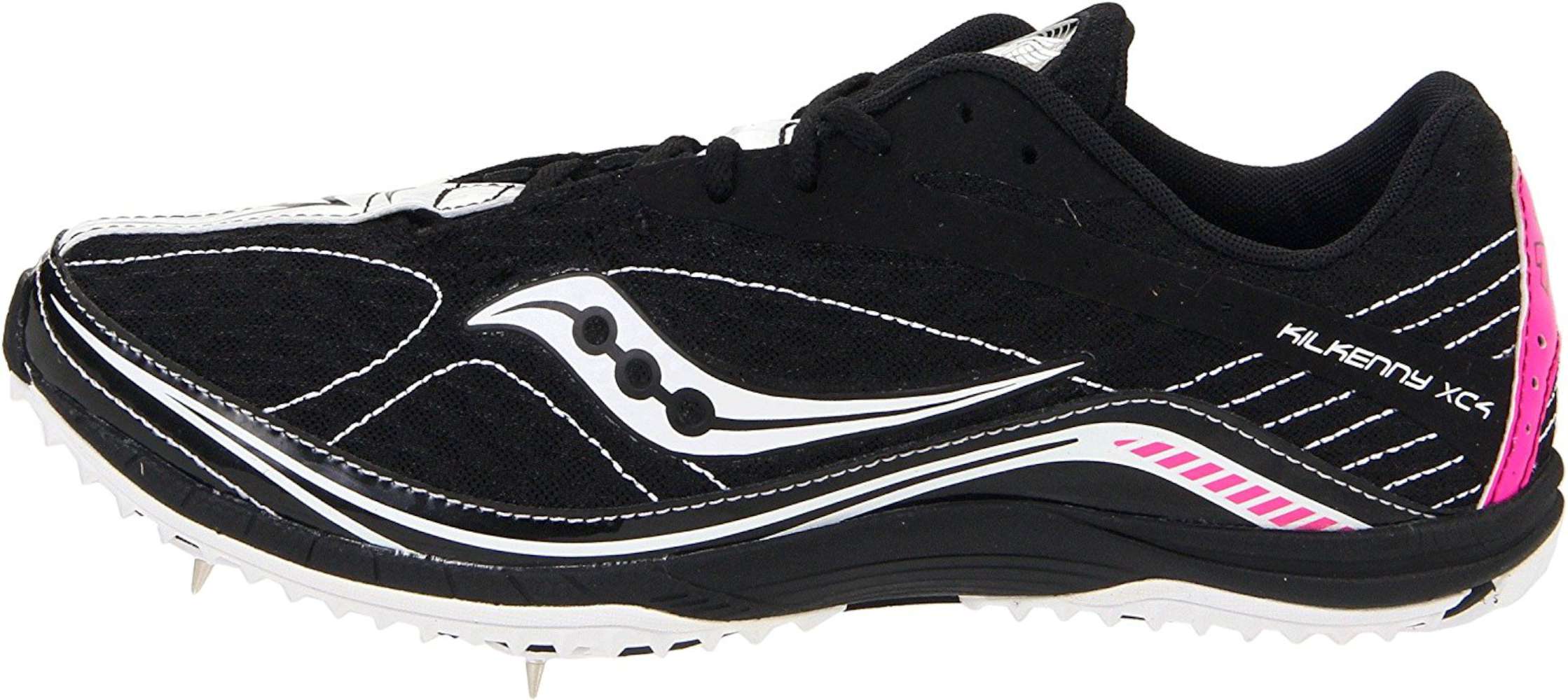 Saucony Womens Kilkenny Xc5 Low Top Lace Up Running Black/white/pink Size 5.5 Saucony Womens Kilkenny Xc5 Low Top Lace Up Running Black/white/pink Size 5.5