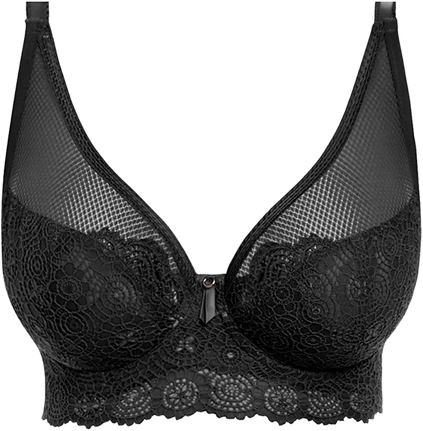 Freya Women's Expression Deep Plunge High Apex Underwire Bra, Ruby