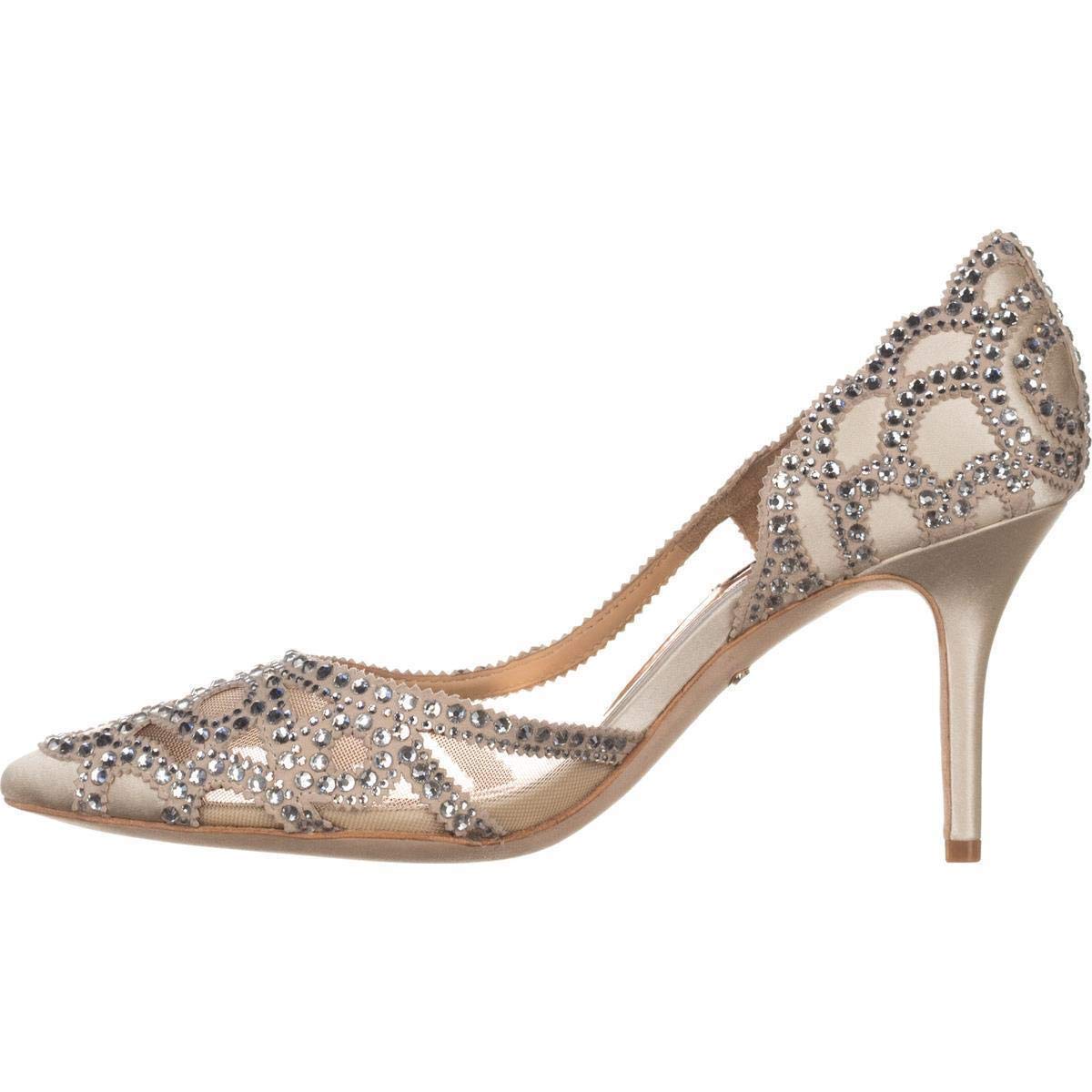 badgley mischka marissa embellished evening pumps