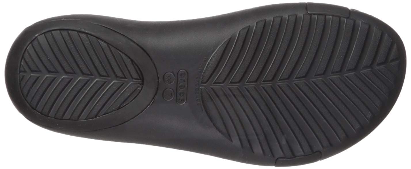 serena flat crocs