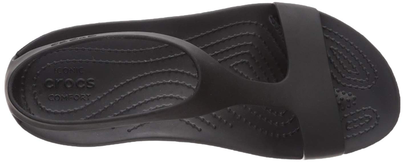 serena flat crocs