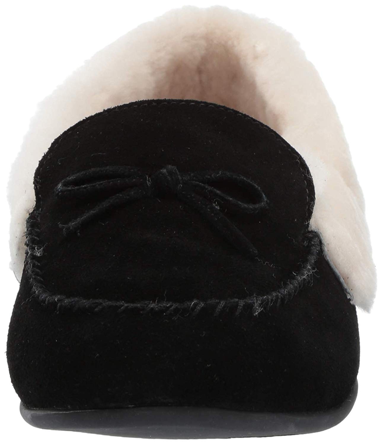 FitFlop Women's Clara Shearling Moccasin Slipper, Black, Size 9.0 aGdf eBay