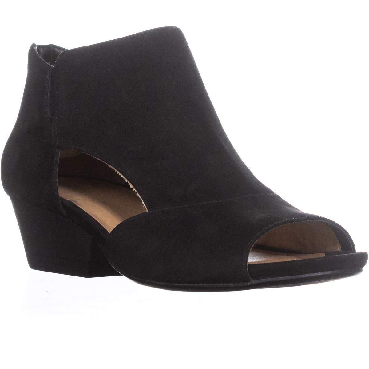 Naturalizer Womens Greyson Leather Open Toe Casual Mule Sandals, Black, Size 8.0 | eBay