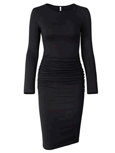 black sundress midi