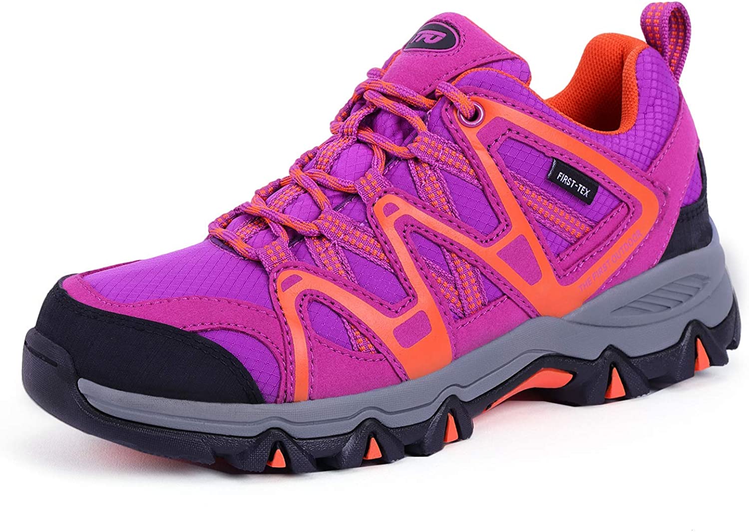 TFO Women's Lightweight Breathable Non-Slip Hiking Running, Purple ...