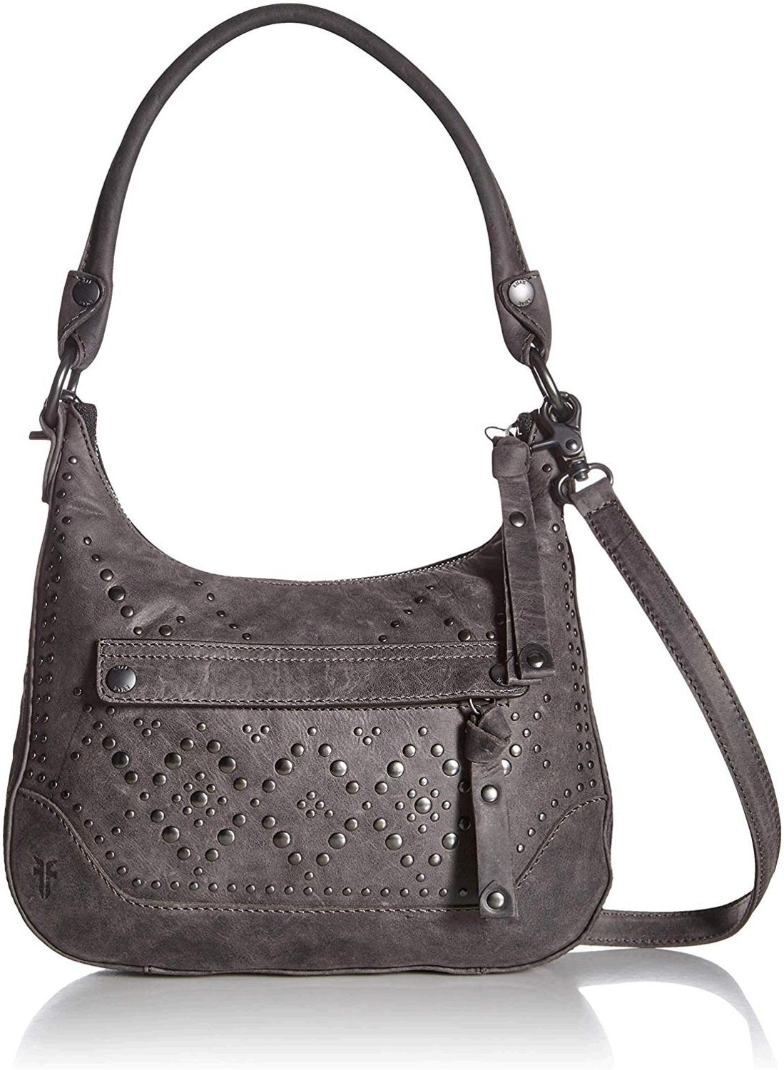 frye melissa small zip scooped hobo crossbody bag