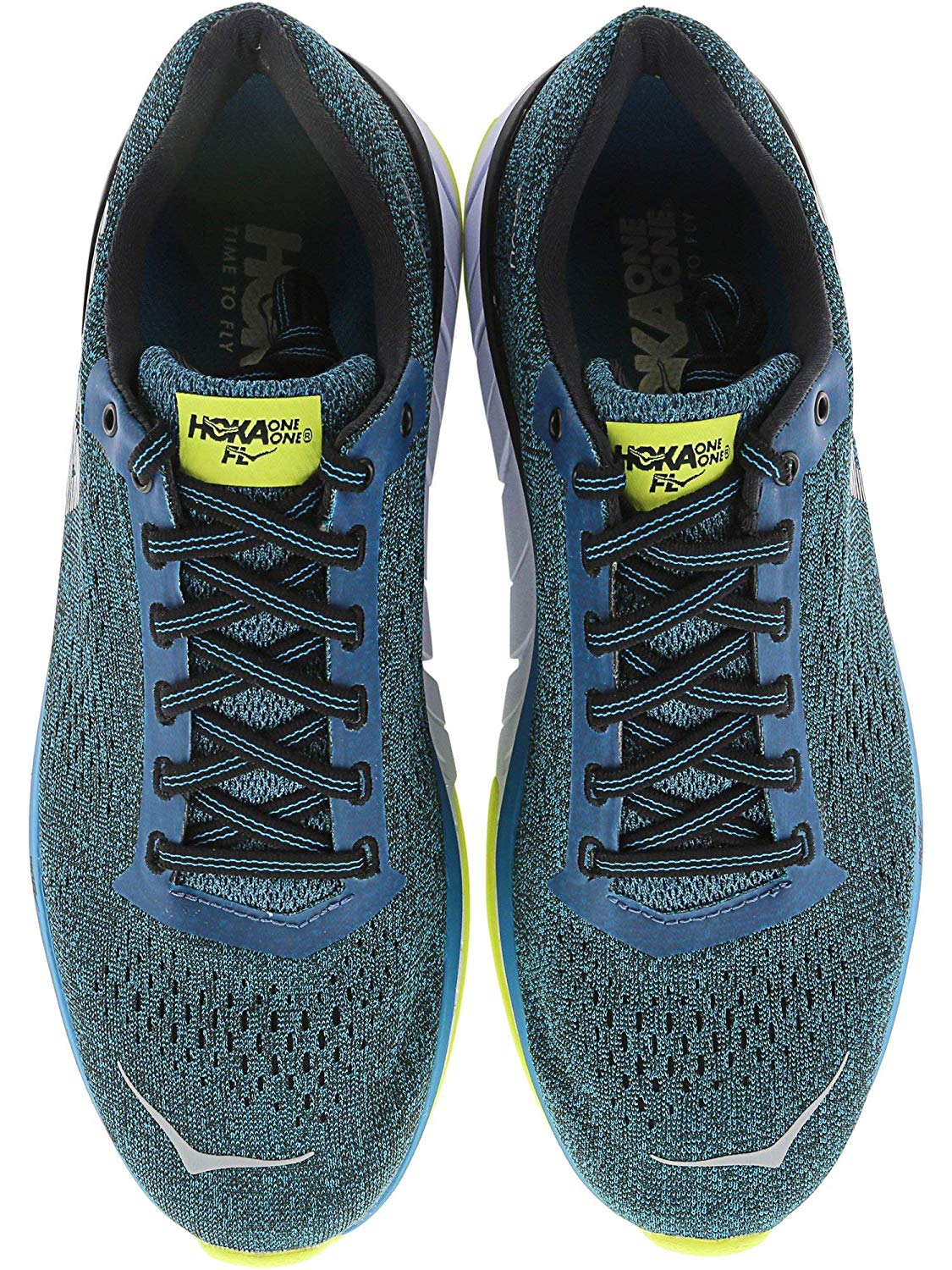 hoka one one chunky lace up trainers
