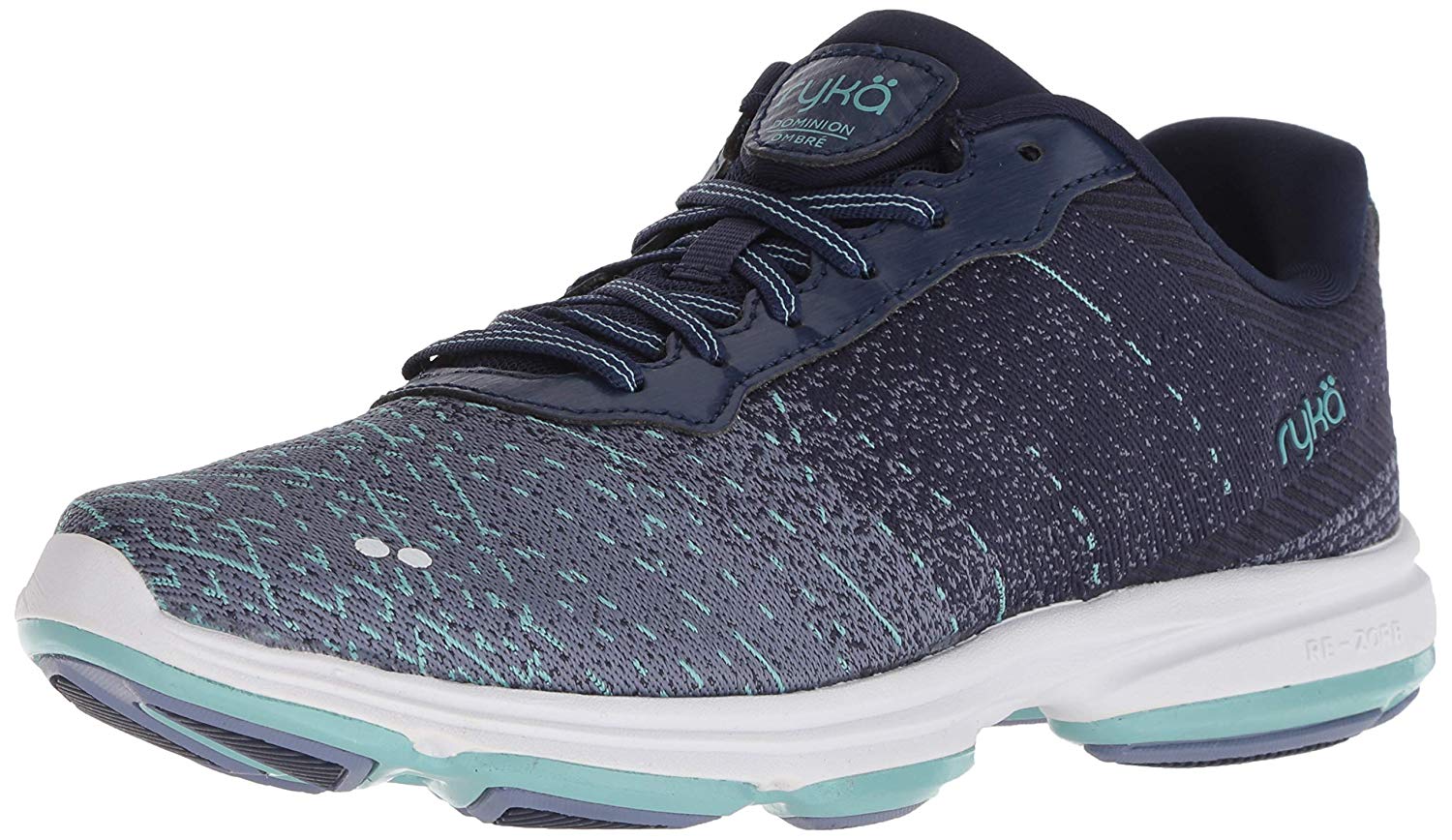 Ryka Women's Shoes Dominion Ombre Walking Shoe Fabric Low, Medium Blue
