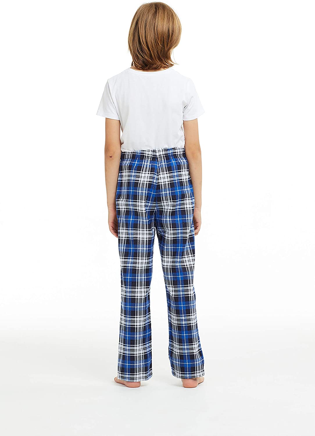 HiddenValor Big Boys Cotton Pajama Lounge Pants, Blue, Size Small lUgd