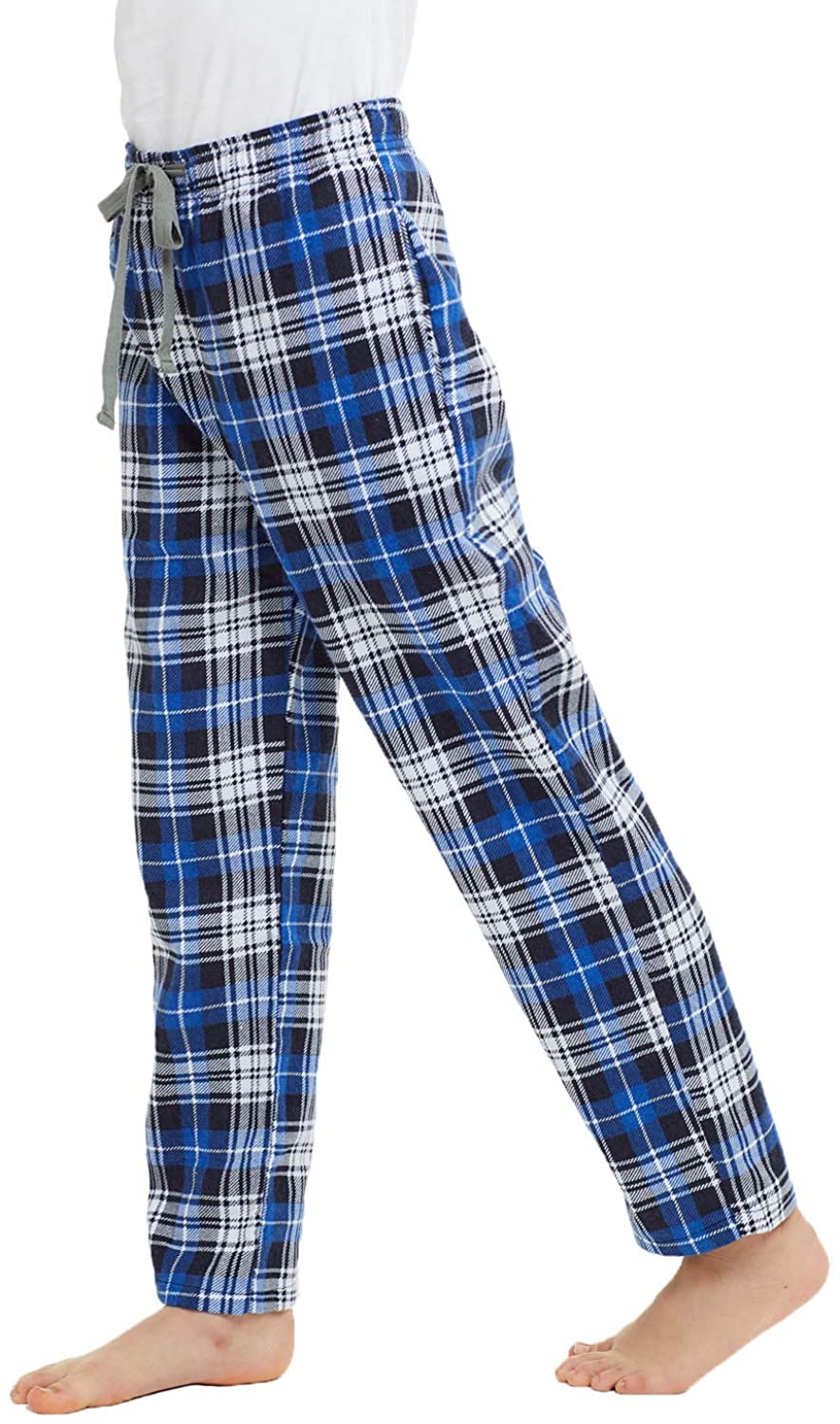 HiddenValor Big Boys Cotton Pajama Lounge Pants, Blue, Size Small lUgd ...