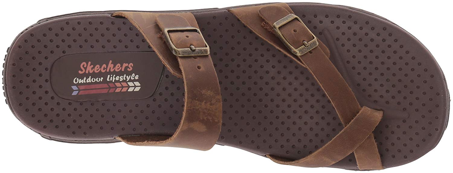Skechers Women's Reggae-Carribean-Double Buckle Toe Thong Slide Sandal | eBay