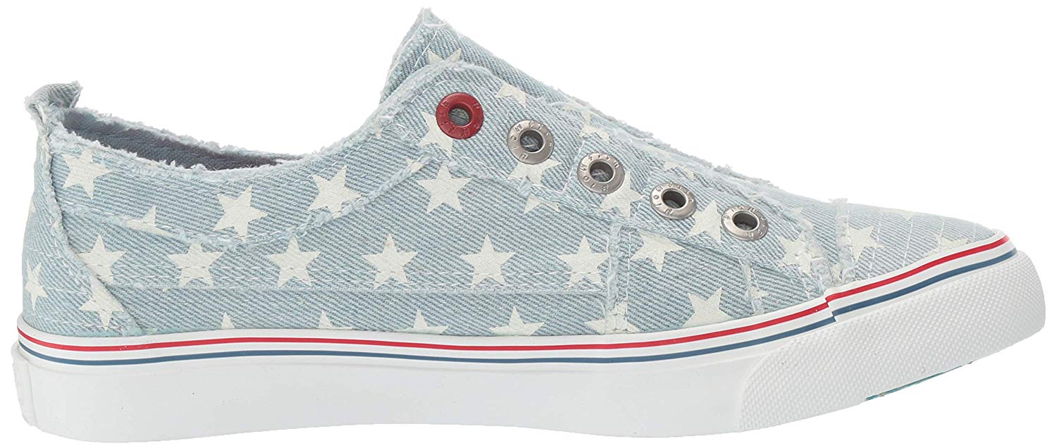 printed canvas sneakers