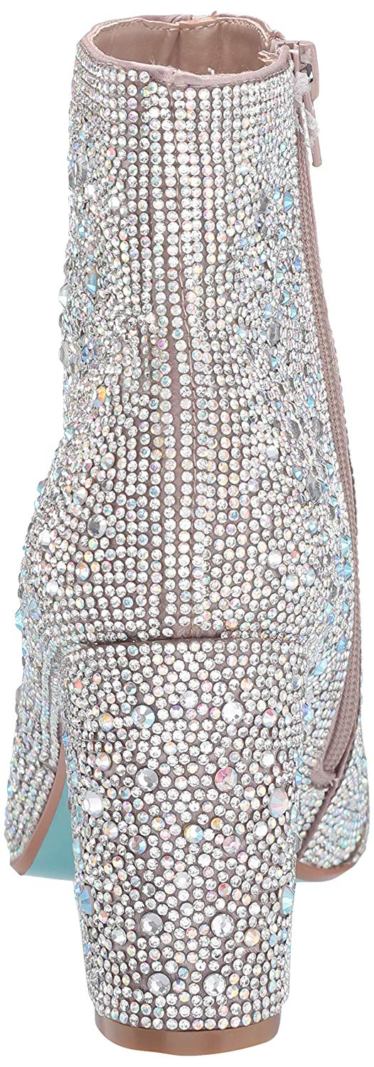 cady rhinestone ankle booties