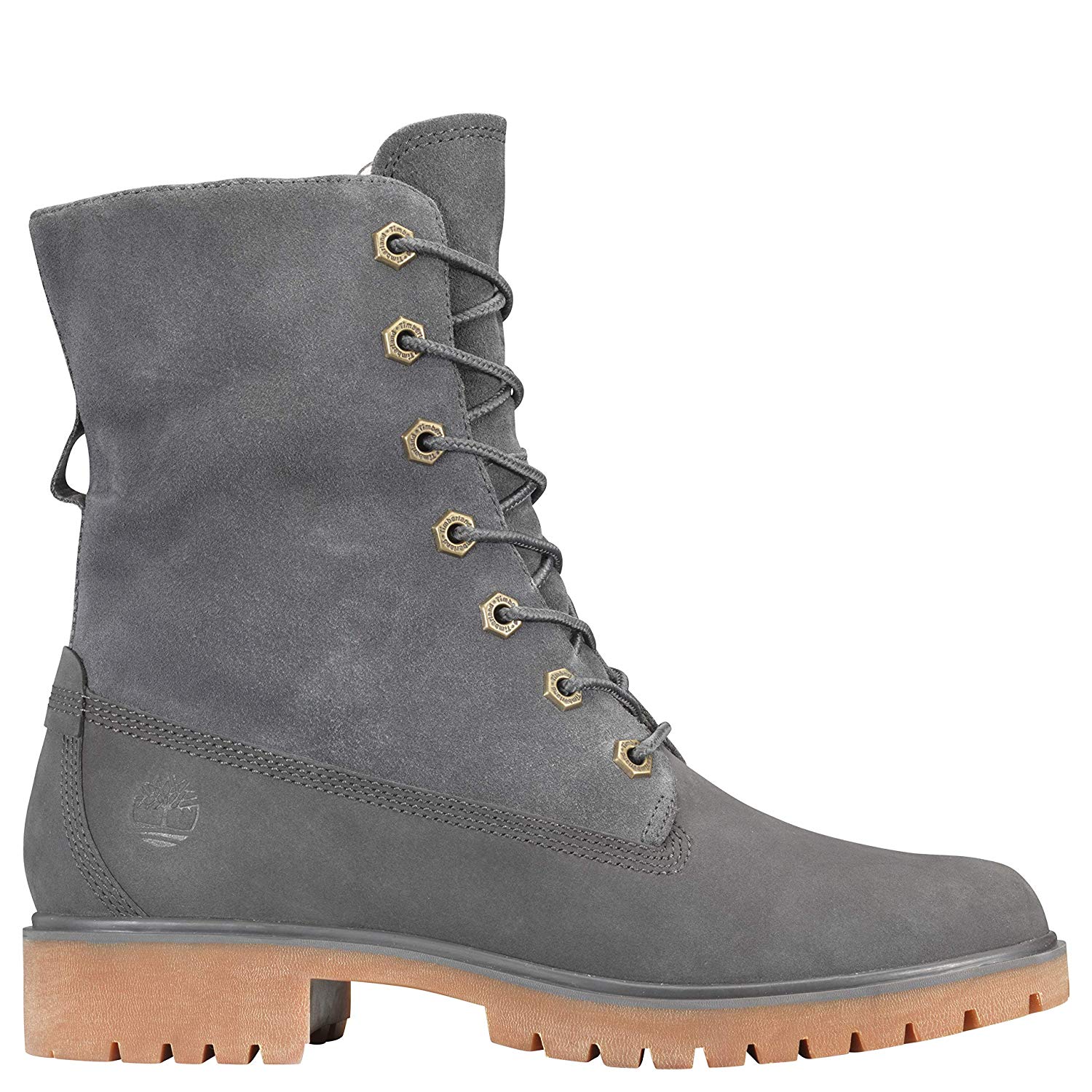 timberland teddy fleece boots grey