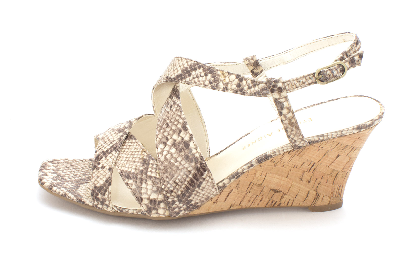 Etienne Aigner Womens Ashton Fabric Open Toe Casual Slingback Sandals ...