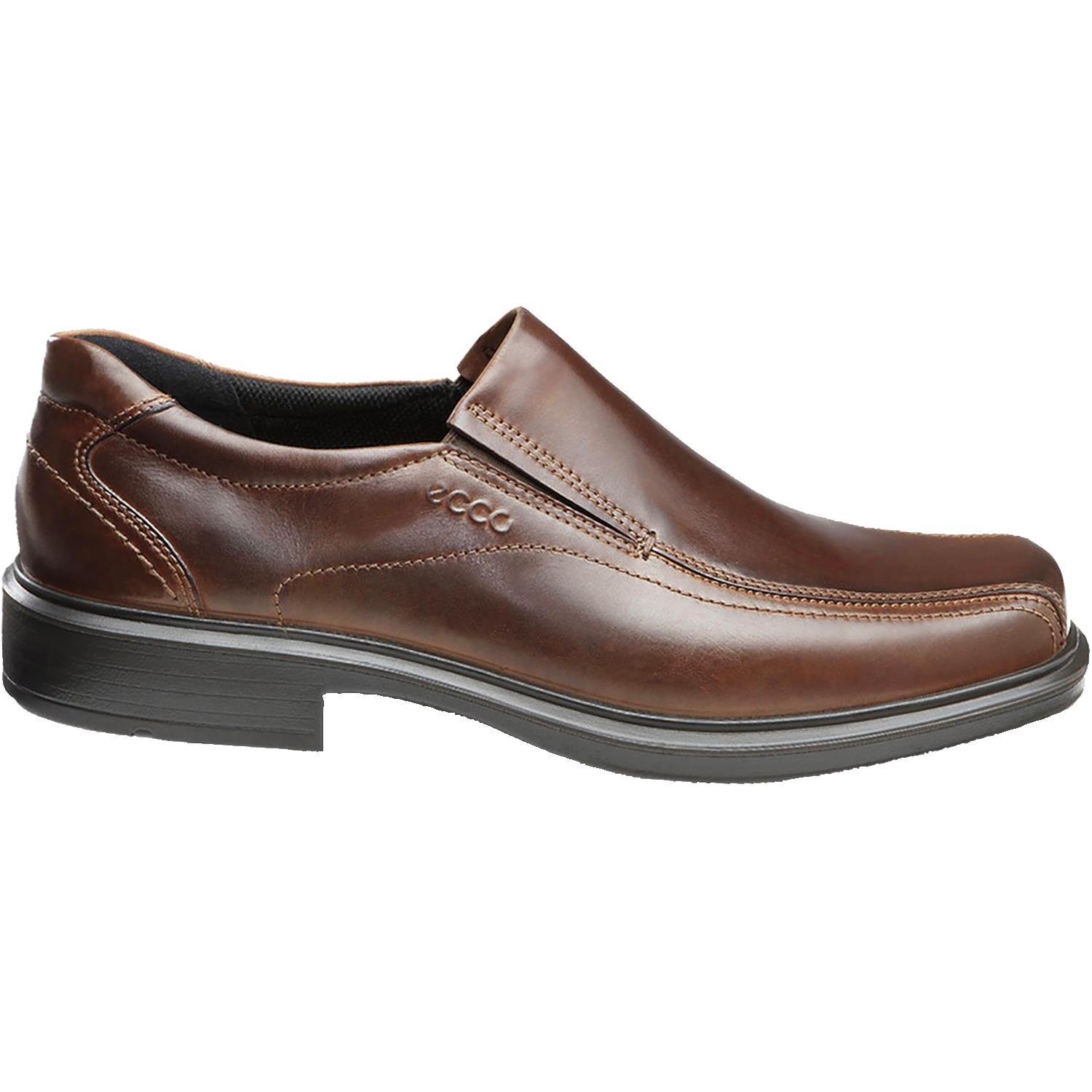 Ecco Mens Helsinki Leather Closed Toe Slip On Shoes Cocoa Brown Size 105 Zwhd Ebay 4844