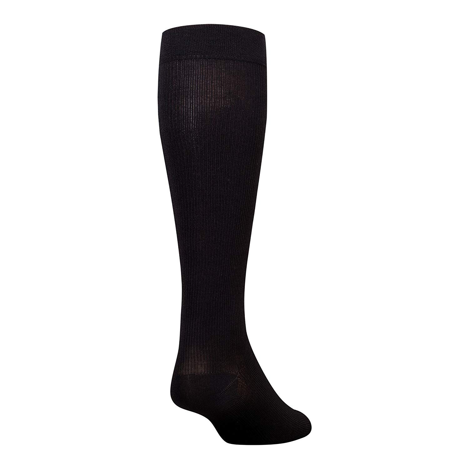 Gold Toe Men's Mild Compression Rib OTC 1 Pack, Black, Sock, Black ...