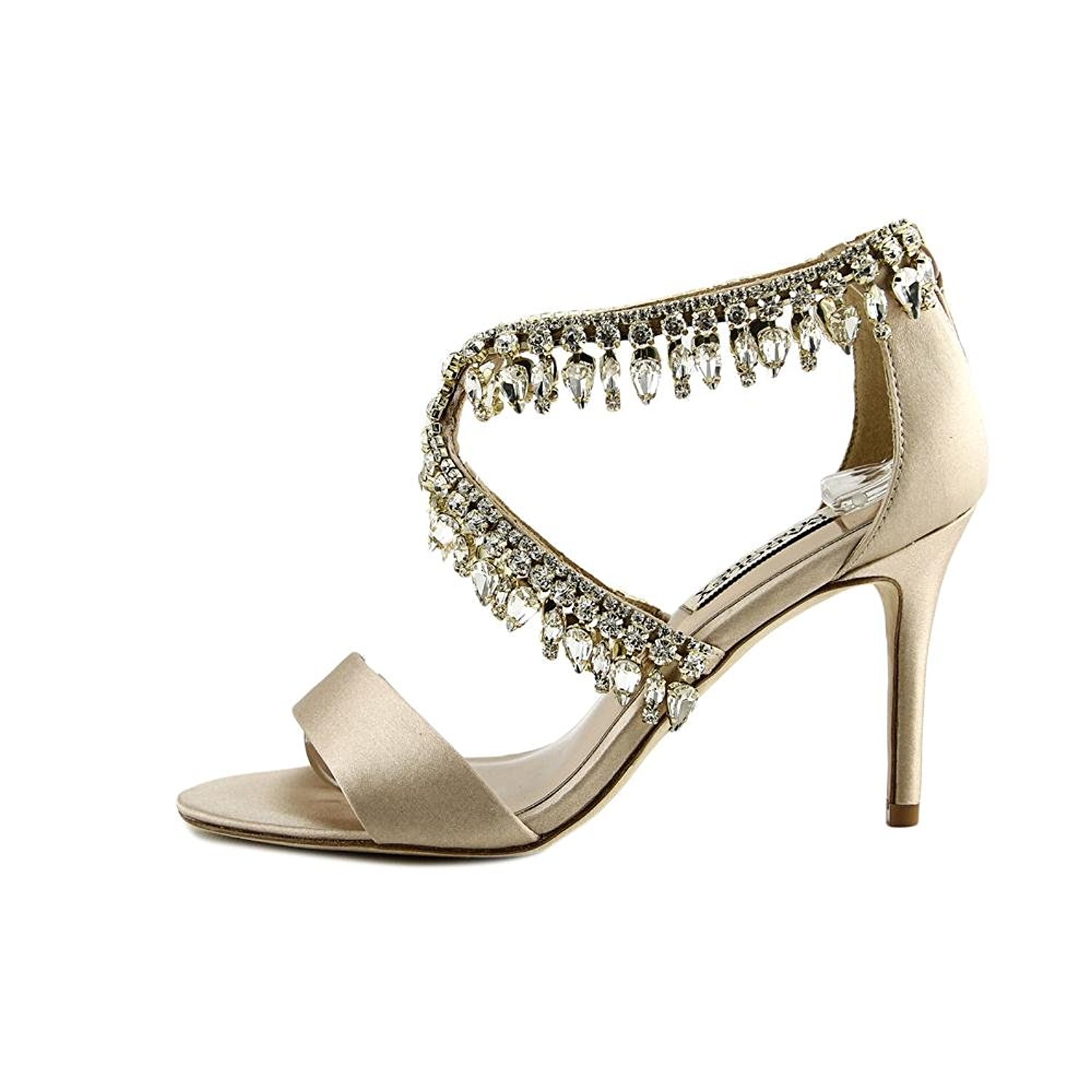 badgley mischka bridal flat sandals