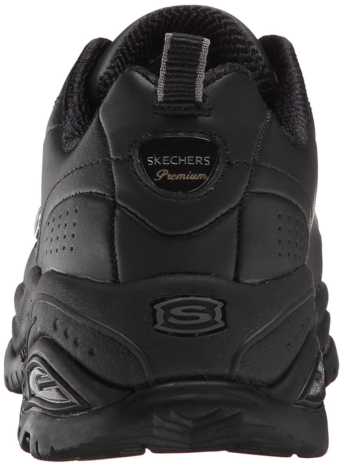 Skechers Womens 1728wnv Low Top Lace Up Walking Shoes, Black, Size 8.0 ...
