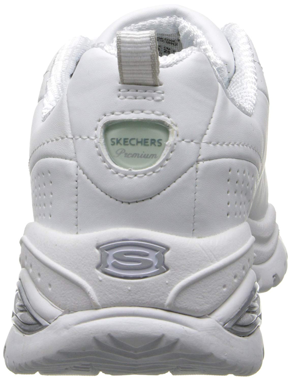 Skechers Womens 1728wnv Low Top Lace Up Walking Shoes, White, Size 10.0 ...